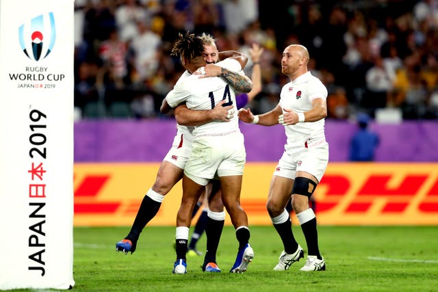 England celebrate