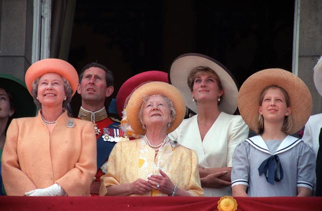 Royal family on the balcony