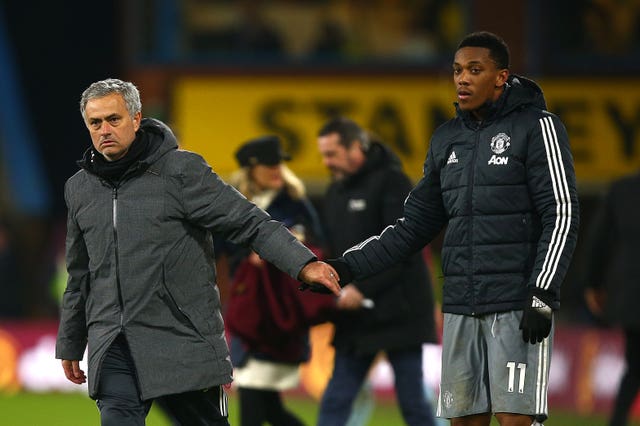 Jose Mourinho and Anthony Martial had a difficult relationship at United