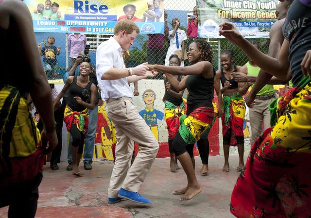 Prince Harry's visit to Jamaica 