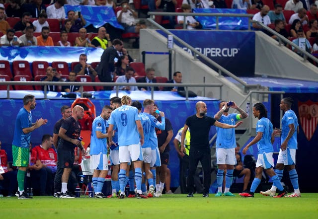 Manchester City win Super Cup after beating Sevilla on penalties