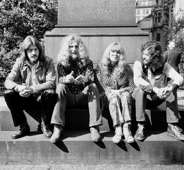 Melody Maker Pop Poll &ndash; Led Zeppelin and Sandy Denny &ndash; London (PA)
