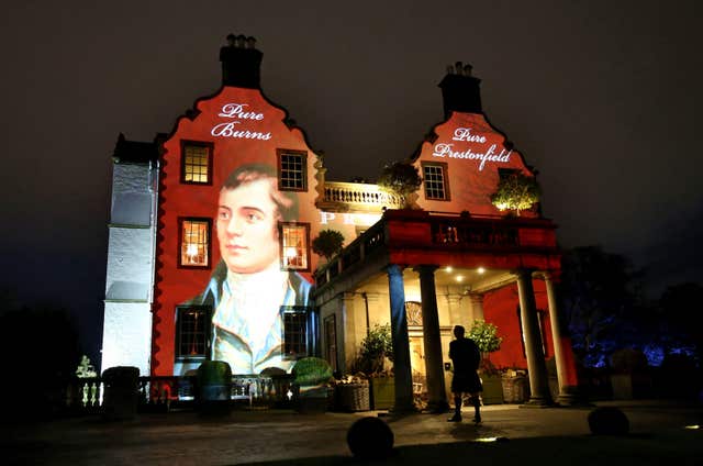Robert Burns stock