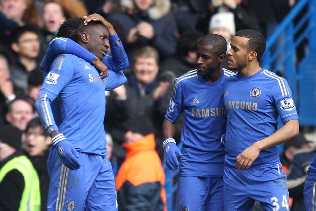 Demba Ba (left) then scored the only goal as Chelsea won the replay 1-0