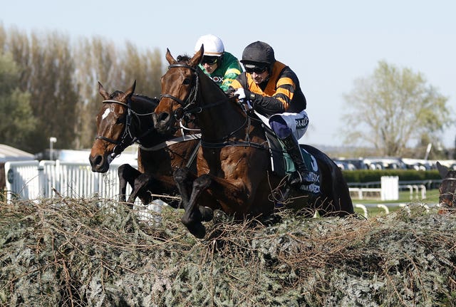 Nick Rockett in action in last year's Grand Nationa