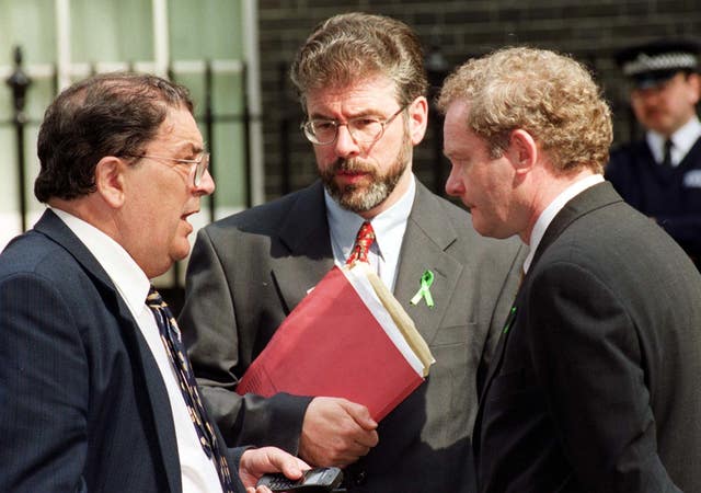 Politics/Sinn Fein & SDLP talks