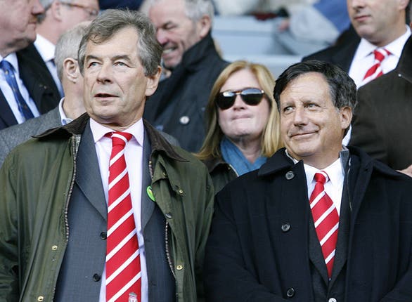 Martin Broughton, left