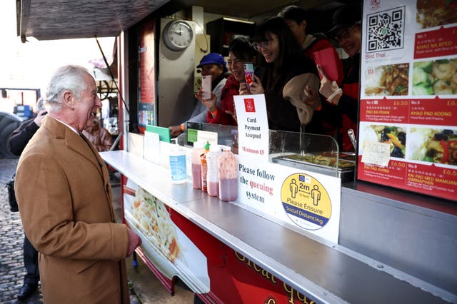 Prince of Wales visit to Cambridge