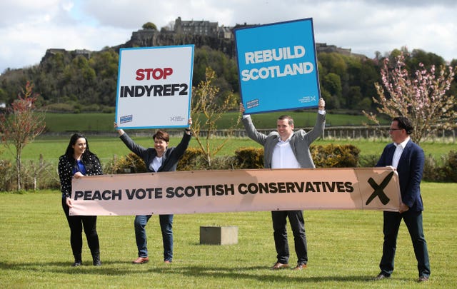 Ruth Davidson and Douglas Ross