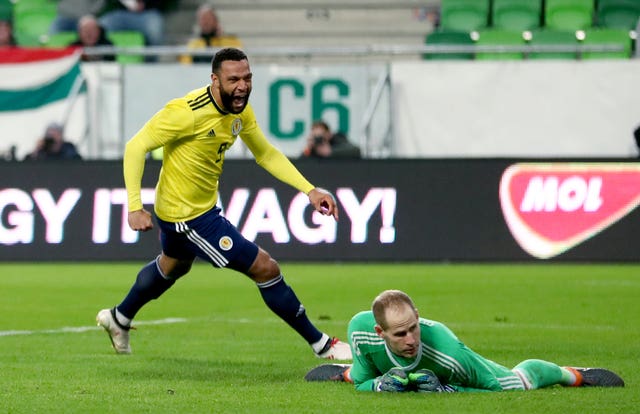 Matt Phillips has scored the only goal of Alex McLeish's second spell in charge of Scotland (Tim Goode/PA).