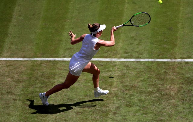 Simona Halep had a tough match first up
