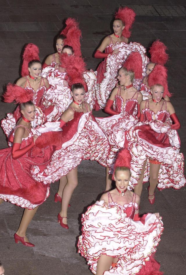 Moulin Rouge dancers