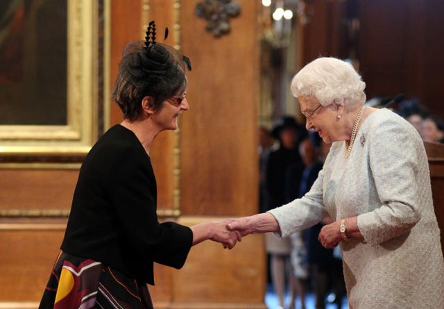 Dr Pankhurst is honoured by the Queen