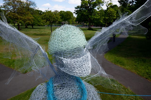 NHS worker sculpture