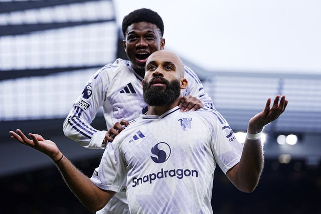 Bryan Mbeumo celebrates scoring