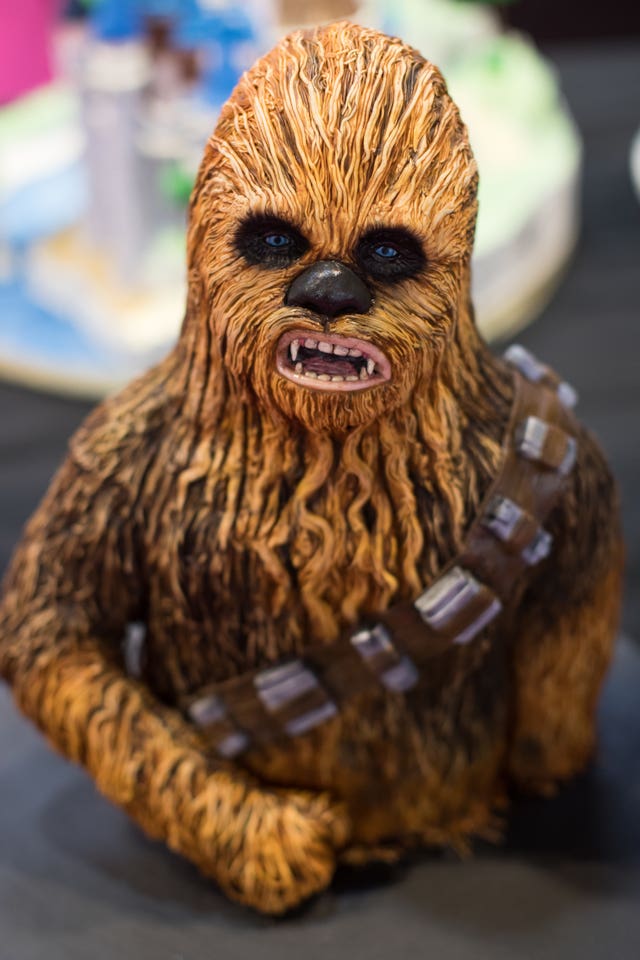 Chewbacca cake