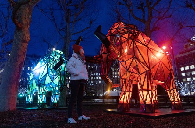 Canary Wharf’s Winter Lights festival