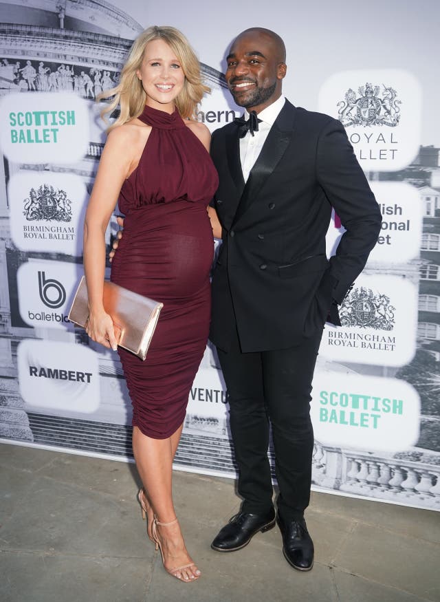 Portia Oduba and her husband Ore