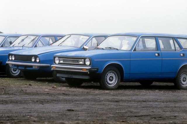 Marinas and Princesses manufactured at British Leyland’s Longbridge plant