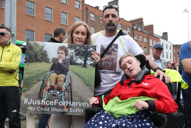 Harvey Morrison protest