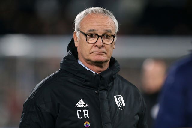 Claudio Ranieri is aiming to guide Fulham to Premier League safety.