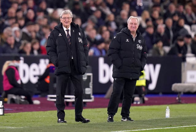Roy Hodgson, left