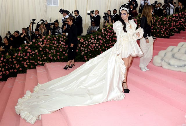 Lily Collins attending the Metropolitan Museum of Art Costume Institute Benefit Gala 2019 in New York, USA.