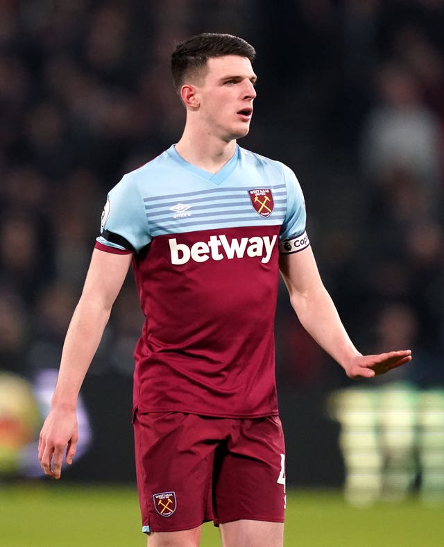 Declan Rice file photo