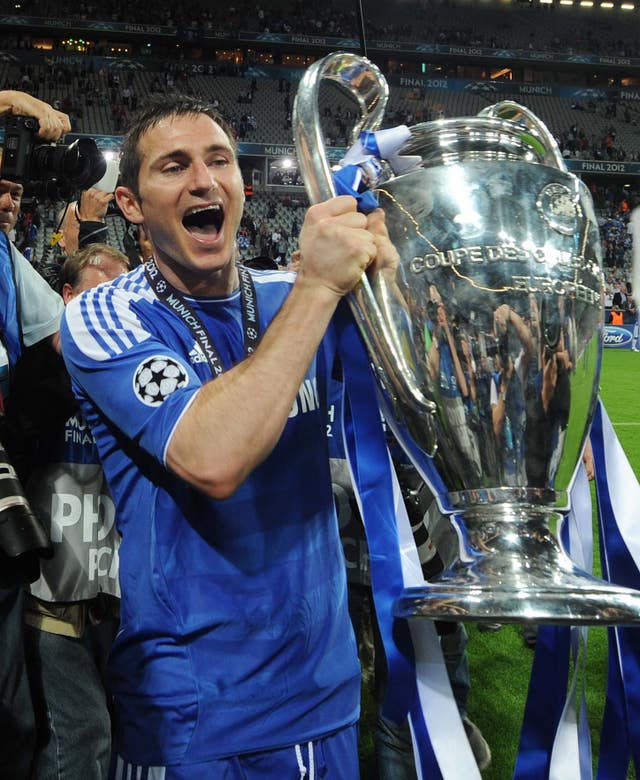 Frank Lampard was a Champions League winner in 2012