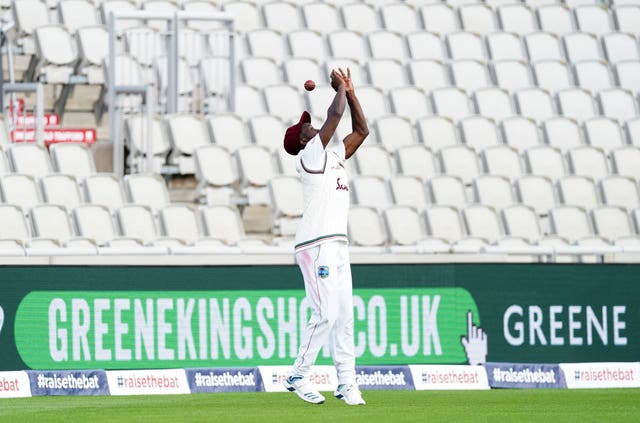 Kemar Roach dropped Dom Bess on the boundary