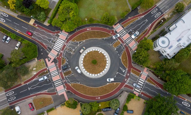 UK’s first Dutch style roundabout in Cambridge