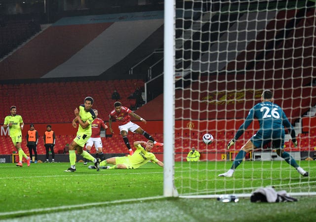 Marcus Rashford opened the scoring for the hosts