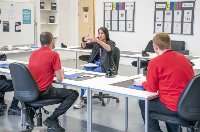 Recovery workshop at HMP Edinburgh