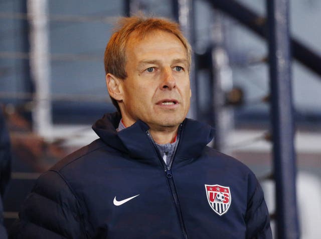 Jurgen Klinsmann previously coached the US national team