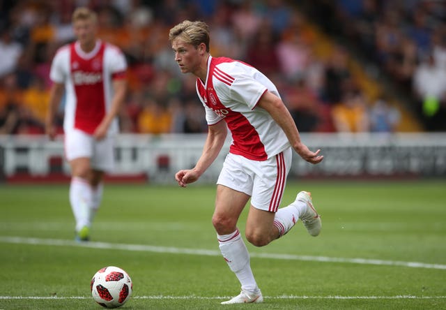 Ajax’s Frenkie de Jong has also been linked with City