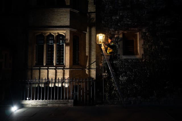 London gas lamps