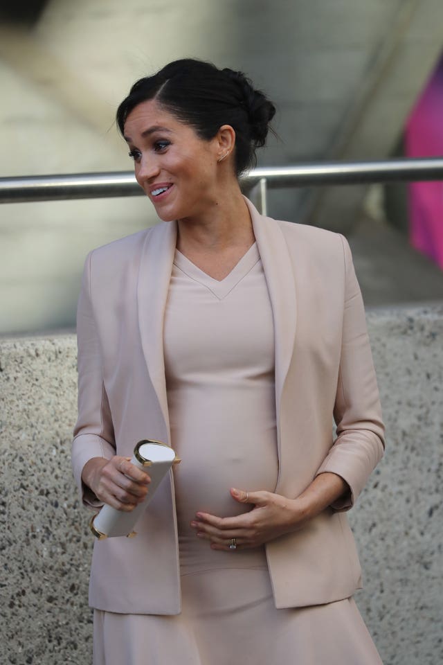Meghan and her bump