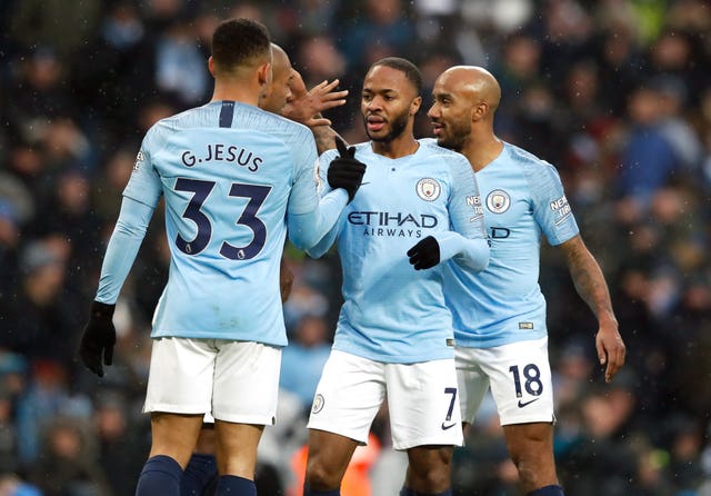 Raheem Sterling, centre,has enjoyed an impressive campaign so far