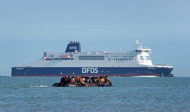 Migrant small boat crossing