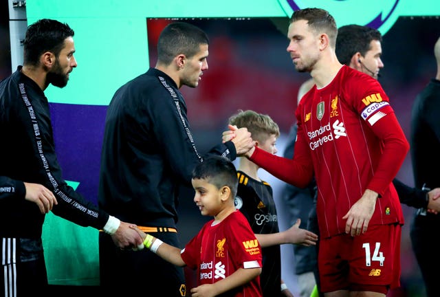 Conor Coady is full of praise for Liverpool captain Jordan Henderson