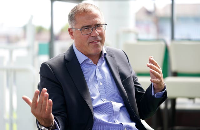 ECB chief executive Richard Gould during an interview