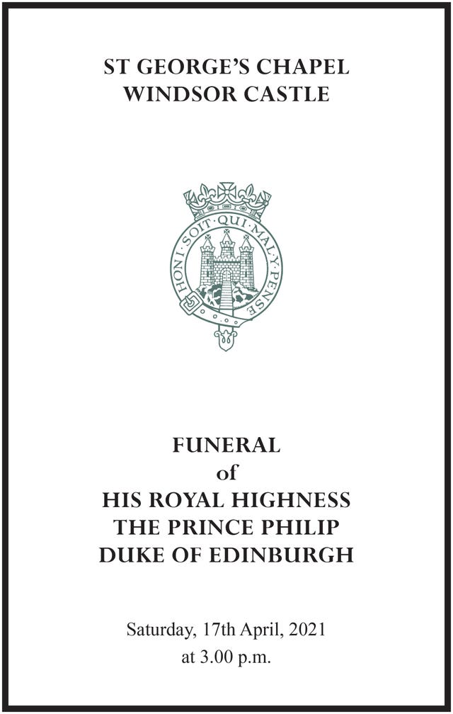 Duke of Edinburgh death