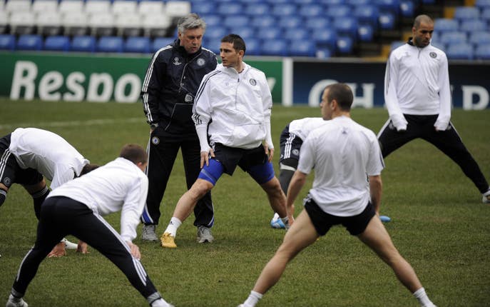 Lampard worked with the likes of Carlo Ancelotti during his long Chelsea career