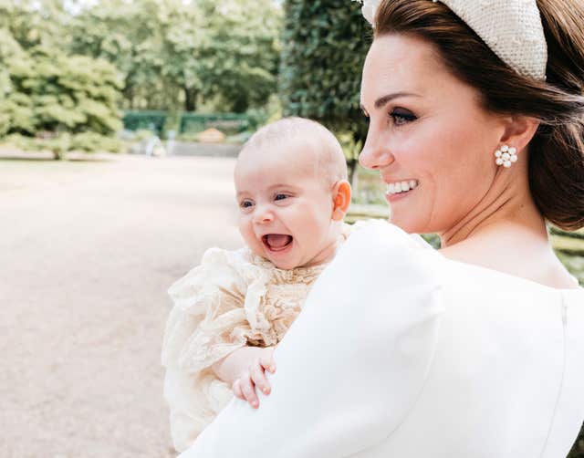 Prince Louis and the Duchess of Cambridge