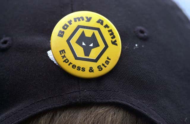 A Wolverhampton Wanderers badge