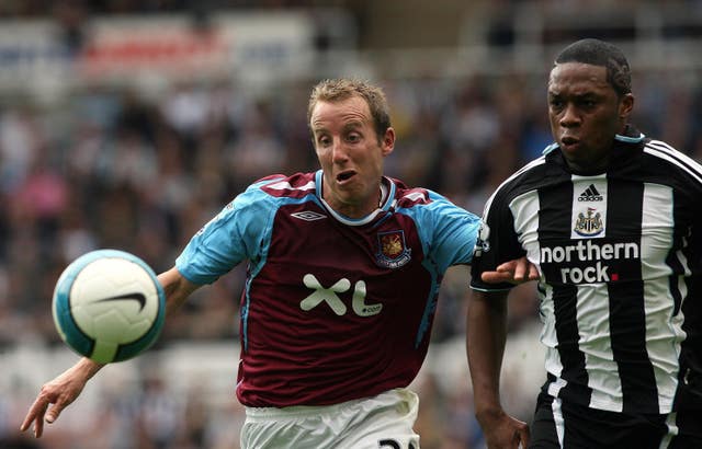 Lee Bowyer had two stints as a West Ham player (Owen Humphreys/PA).