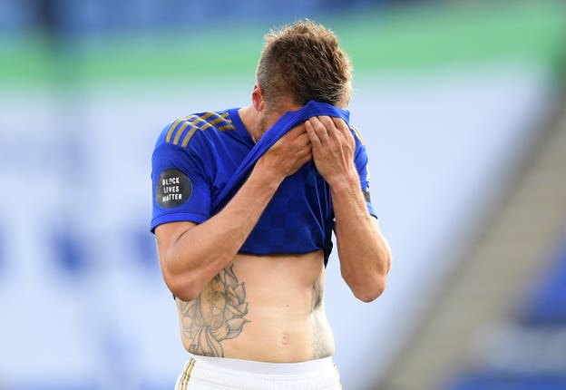 Jamie Vardy failed to score his 100th Premier League goal