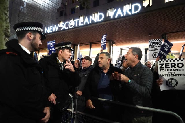 Campaign Against Antisemitism rally – London