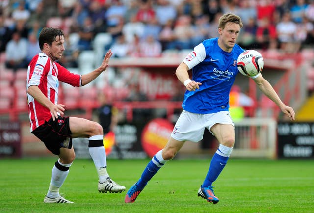 Daniel Parslow (right) in action for York
