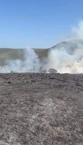 Wildfire at Cairngorms National Park